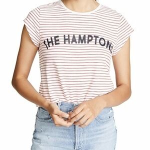 Joie The Hamptons Striped Dillon C Graphic Tee